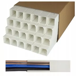 ELEKTROINŠTALAČNÝ PÁS KÁBLOVÝ ŽLAB S KRYTOM 40x40mm 50m BKK